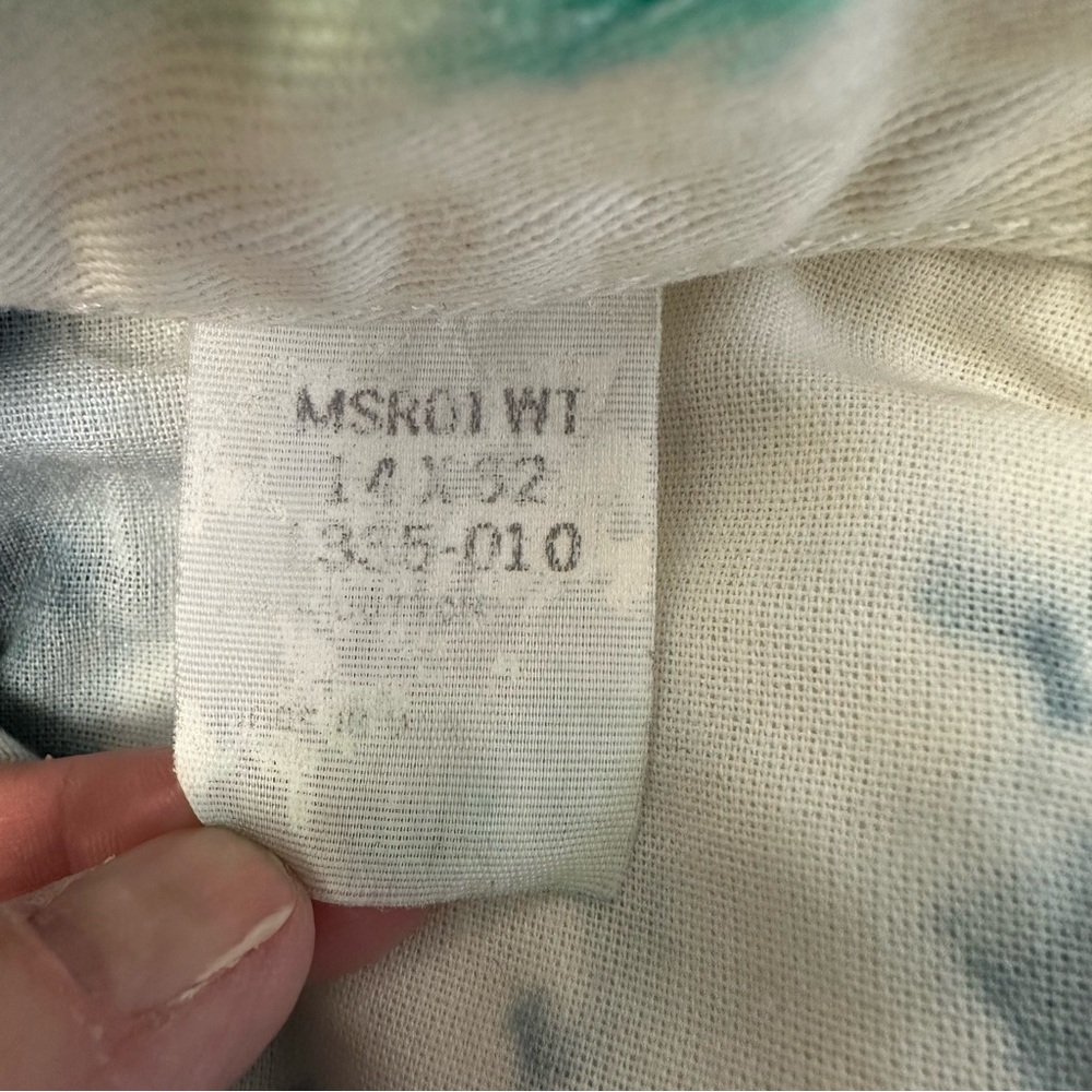 Y2K High Rise 100% Cotton Wrangler Tie-Dye Mom Jeans (1052) - Picture 3 of 12